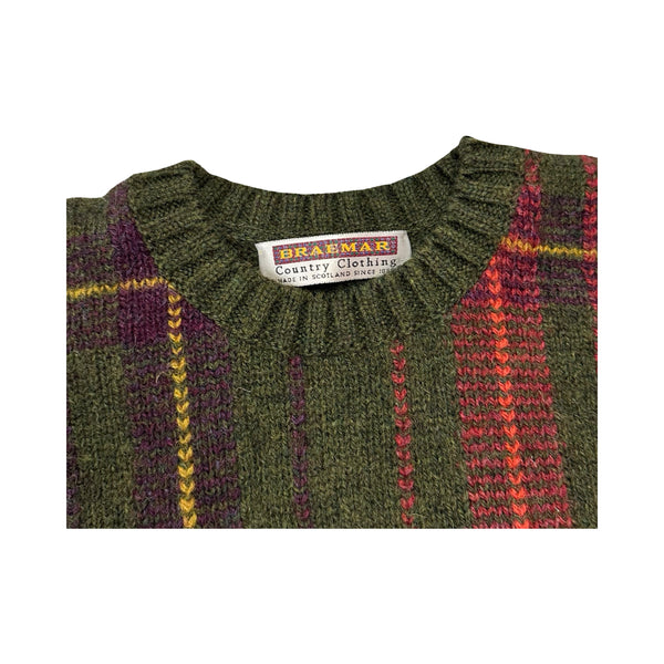 Vintage Braemar Country Clothing Knitted Jumper - M