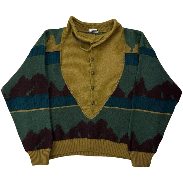 Vintage Jag Knitted Pullover - M