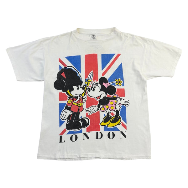 Vintage Mickey & Minnie Mouse London Tee - XL