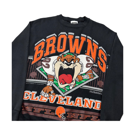 Vintage 1992 Cleveland Browns / TAZ Crew Neck - L