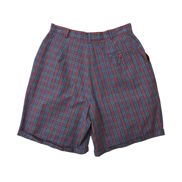 Vintage Plaid Shorts - 30"