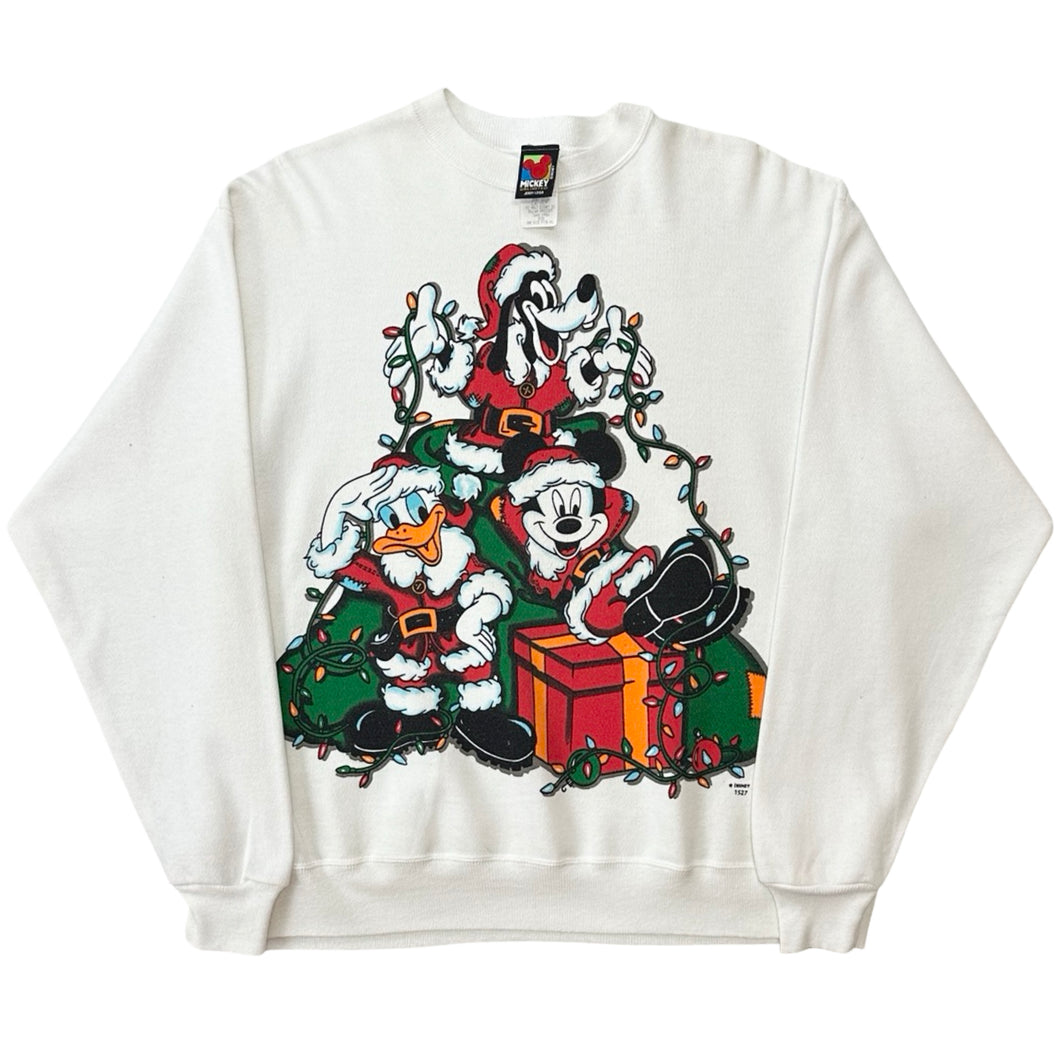 Vintage Disney Christmas Crew Neck - L