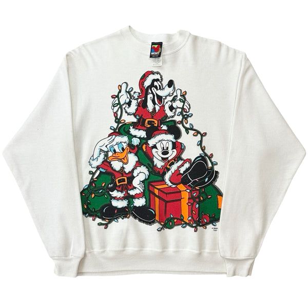 Vintage Disney Christmas Crew Neck - L