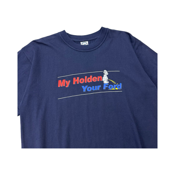 Vintage My Holden / Your Ford Tee - L