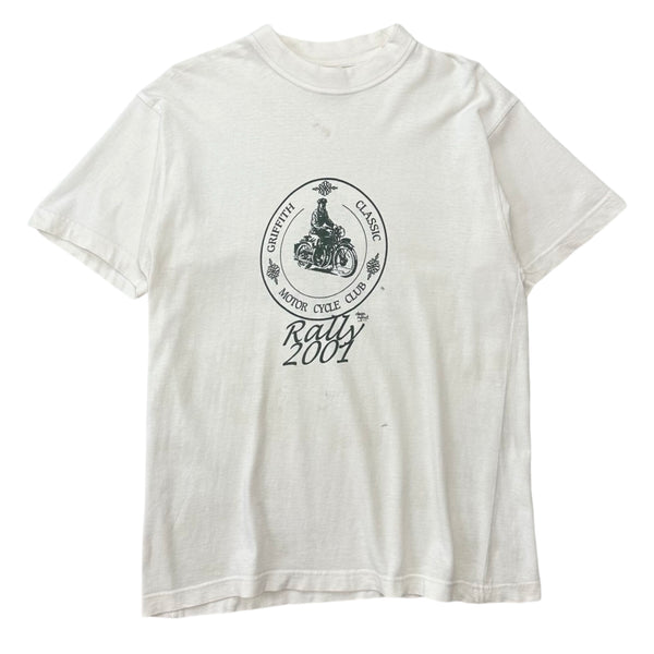 Vintage Griffith Classic Motor Cycle Club 2001 Rally Tee - XL