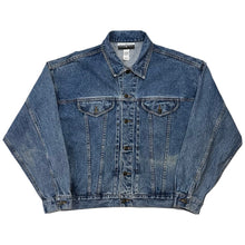 Load image into Gallery viewer, Vintage Warner Bros ‘That’s All Folks’ Embroidered Denim Jacket - XL
