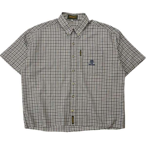Vintage Timberland Plaid Button Down Shirt - L