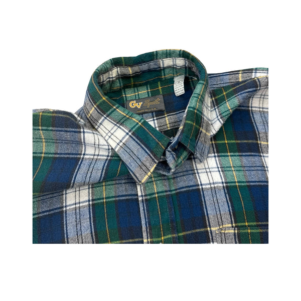 Vintage Flannel Button Up Shirt - M