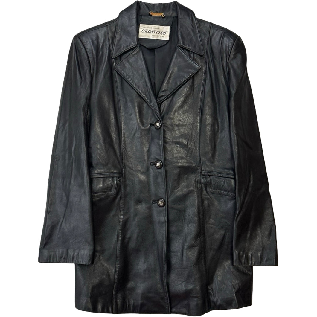 Vintage Caldas Club Leather Jacket - M