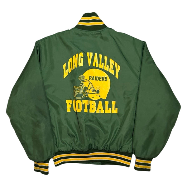 Vintage Raiders Long Valley Football Varsity Jacket - XS