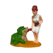 Load image into Gallery viewer, Vintage 1994 The Flintstones Wilma Feeding Pigasaurus Figure 3&quot;
