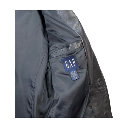 Vintage Gap Leather Jacket - XL
