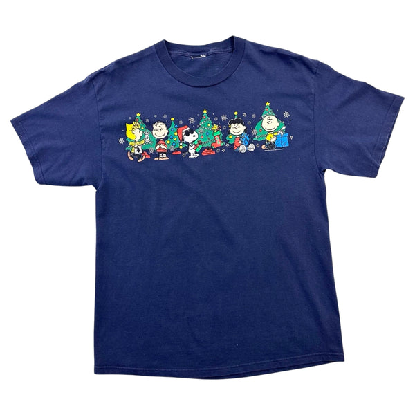 Vintage Snoopy and Friends Christmas Tee - L