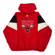 Load image into Gallery viewer, Vintage Chicago Bulls Starter 1/4 Zip Pull Over Jacket - XL
