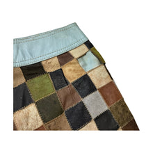 Load image into Gallery viewer, Vintage Leather Patchwork Flares - 27 x 30
