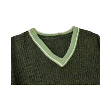 Load image into Gallery viewer, Vintage V-Neck Knitted Jumper - S
