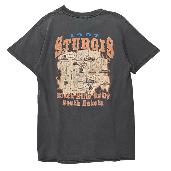 Vintage 1997 Harley-Davidson Sturgis Black Hill Rally Tee - M