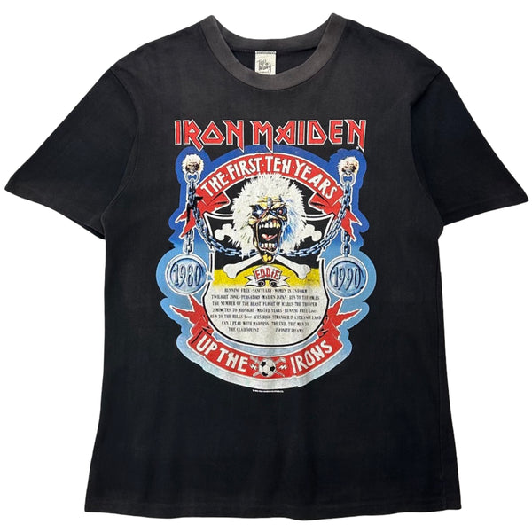 Vintage 1990 Iron Maiden ‘The First Ten Years’ Tee - L
