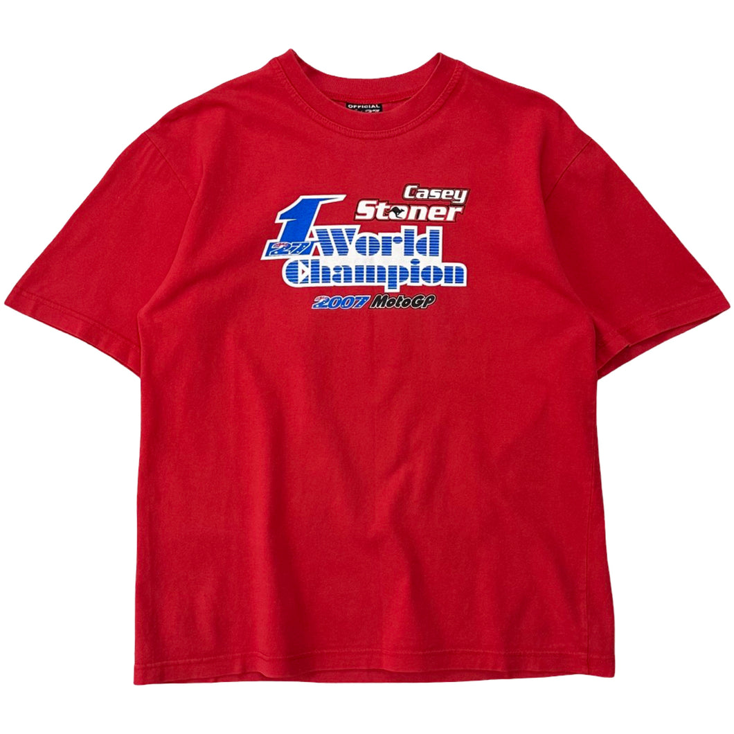 2007 Casey Stoner World Champion MotoGP Tee - M