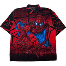 Load image into Gallery viewer, 2002 Spider-Man Button Up Shirt - XL
