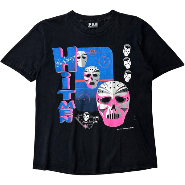 Vintage 1994 Calgary Hitmen Hockey Tee - XL
