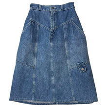 Load image into Gallery viewer, Vintage 777 Denim Skirt - 25 x 27.5
