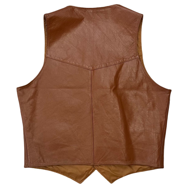 Vintage Sears Leather Vest - L
