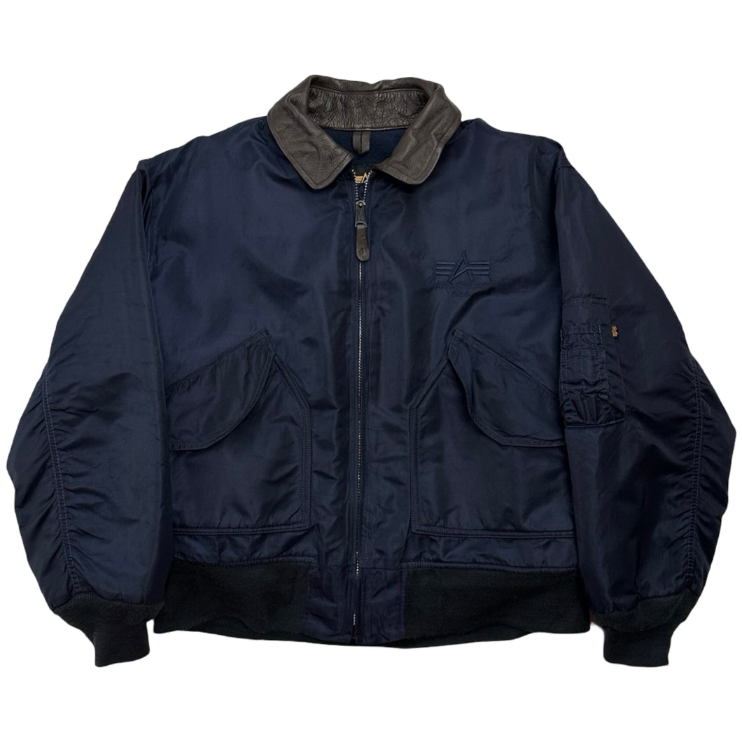 Vintage Alpha Industries U.S.A. Bomber Jacket - L