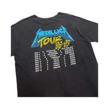 Load image into Gallery viewer, Vintage 1988-89 Metallica And Justice For All Tour Aus/Japan Tee - XL
