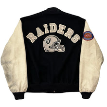 Load image into Gallery viewer, Vintage Raiders Chalk Line Varsity Jacket - L
