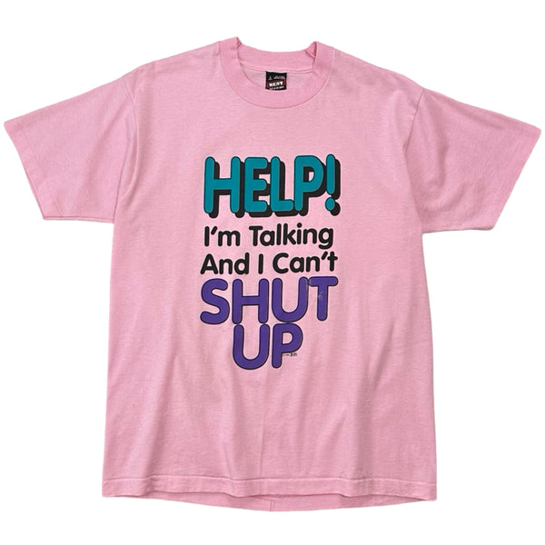 Vintage 'Help! I'm Talking And I Can’t Shut Up' Tee - XL