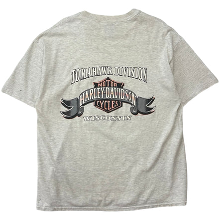Vintage 1995 Harley-Davidson Tomahawk Division Wisconsin Tee - XL