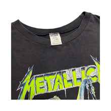 Load image into Gallery viewer, Vintage 1988-89 Metallica And Justice For All Tour Aus/Japan Tee - XL
