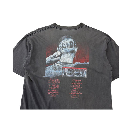 Vintage AC/DC ‘Back In Black’ 1990-1991 World Tour Tee - XL