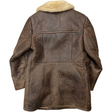Load image into Gallery viewer, Vintage Suede Sherpa Coat Jacket - XL
