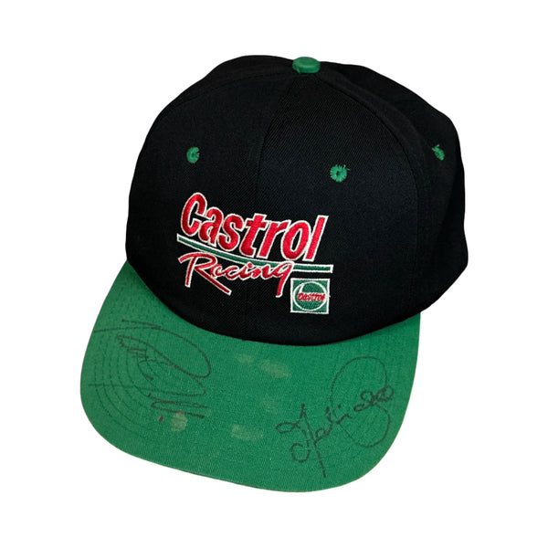 Vintage Signed Castrol Racing Cap