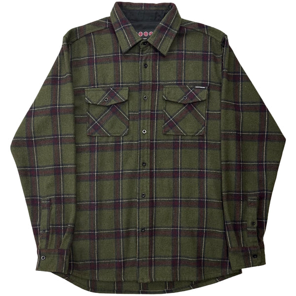Independent Plaid Button Up Shirt - M