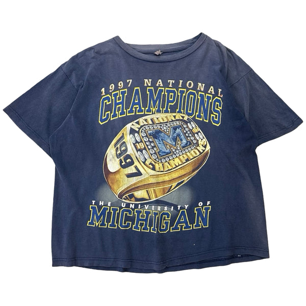 Vintage 1997 Michigan University Champion Tee - XL