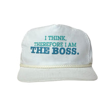 Load image into Gallery viewer, Vintage ‘I Think, Therefore I Am The Boss.' Cap
