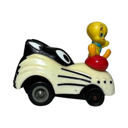 Vintage 1990 Sylvester Catillac Warner Bros Toy Car 1.75”