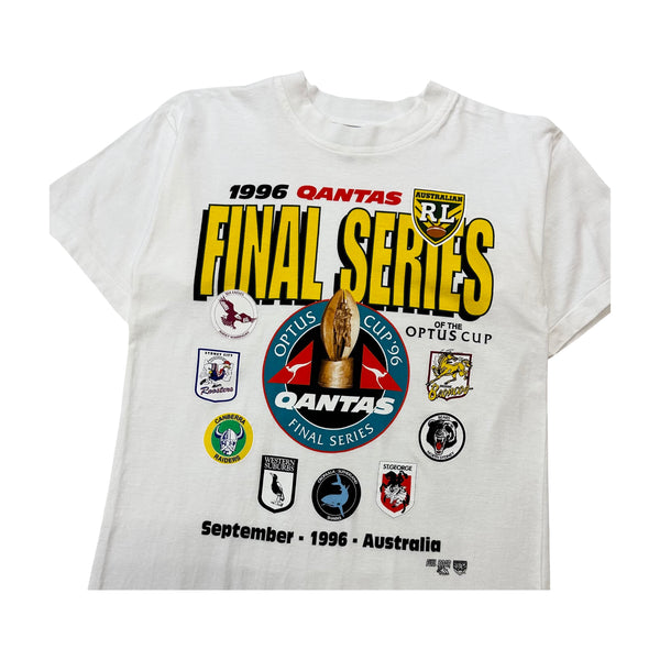Vintage 1996 Qantas Final Series / Optus Cup Tee - S