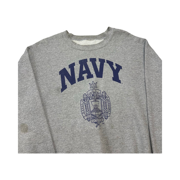 Vintage Navy Crew Neck - L