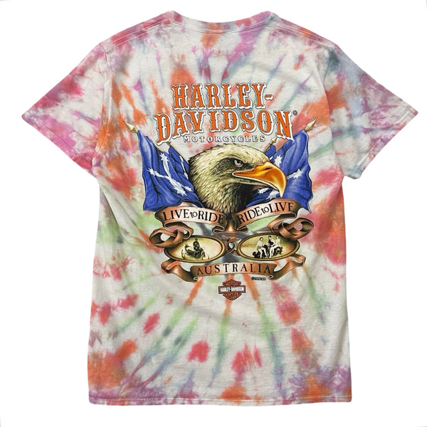 Vintage Harley-Davidson Tie-Dye Tee - M