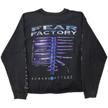 Load image into Gallery viewer, Vintage 1995 Fear Factory ‘Demanufacture’ Long Sleeve Tee - M
