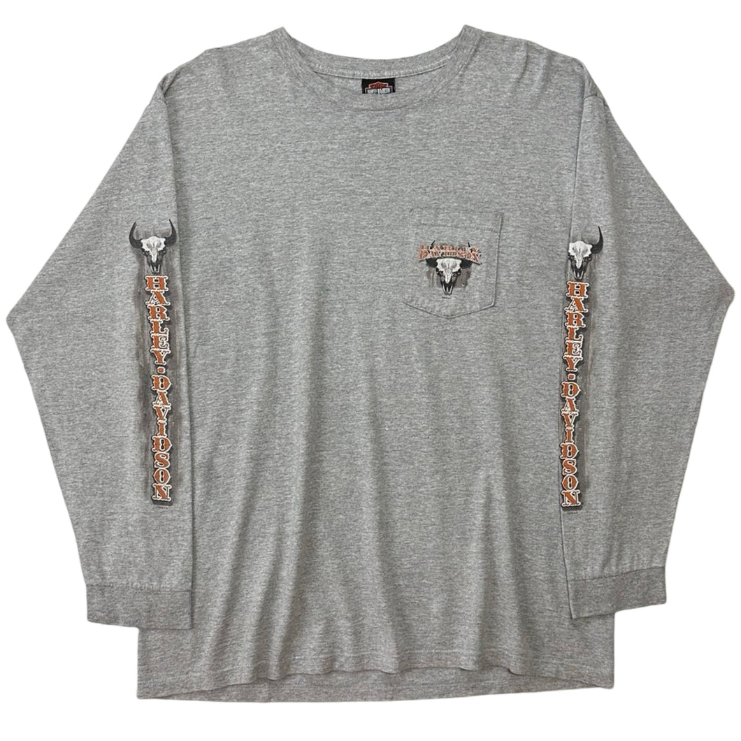 Harley-Davidson Long Hartford Sleeve Tee - XL