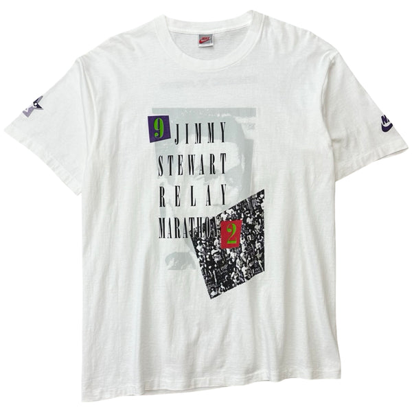 Vintage Nike Jimmy Stewart Relay Marathon Tee - XL