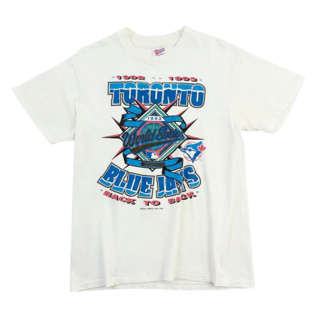 Vintage 1993 Toronto Blue Jays Champions Tee - L