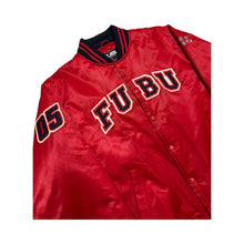 Load image into Gallery viewer, Vintage Fubu Satin Bomber Jacket - L
