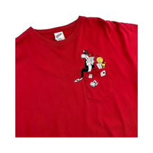Load image into Gallery viewer, Vintage Sylvester and Tweety Bird Pocket Tee - XL
