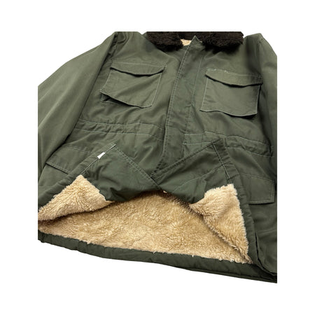Vintage Faux Fur Lined Jacket - M